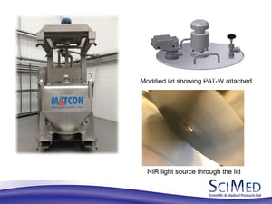 NIR technology in lid of IBC for Matcon allergen day