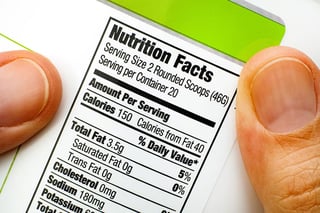 nutritional information and labelling for a sports nutrition manufacturer