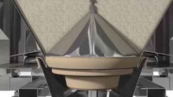 Solve powder bridging issues with the cone valve