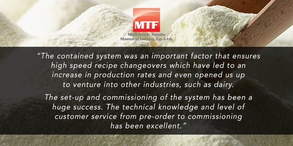 Quote from Multitech Foods