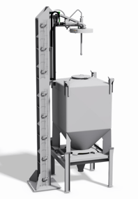 Industrial mixer wash station IBC