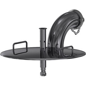 Wet-Wash-Lance lid for cleaning IBCs